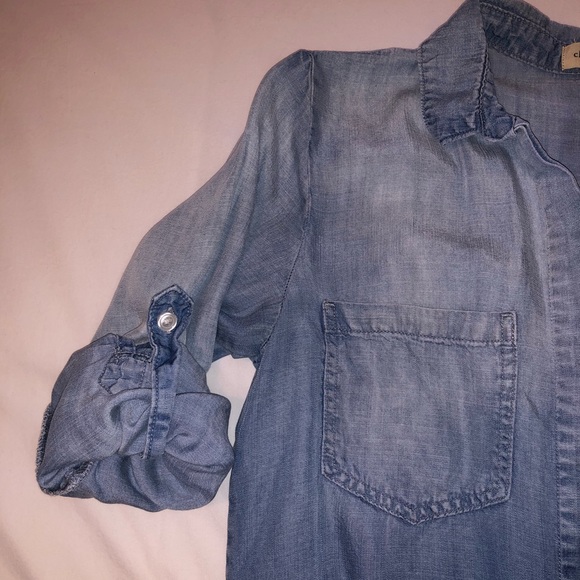 Cloth & Stone Chambray Utility Buttondown - Picture 6 of 6